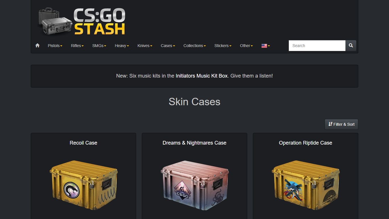 Skin Cases - CS:GO Stash